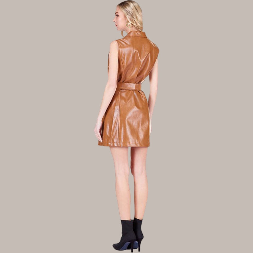 The Caramel Command Dress