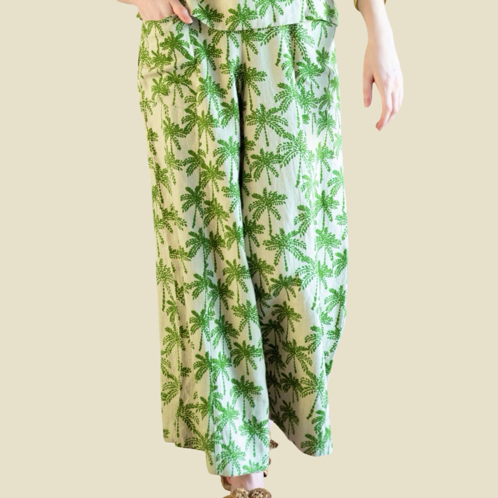 The Island Palm Tree Pants