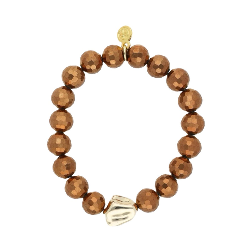DISCO BRONZE BRACELET