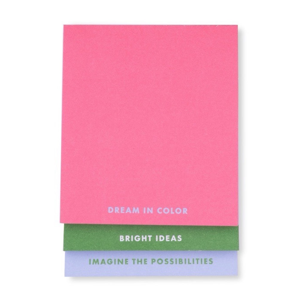 Dream in Color Stacked Notepad