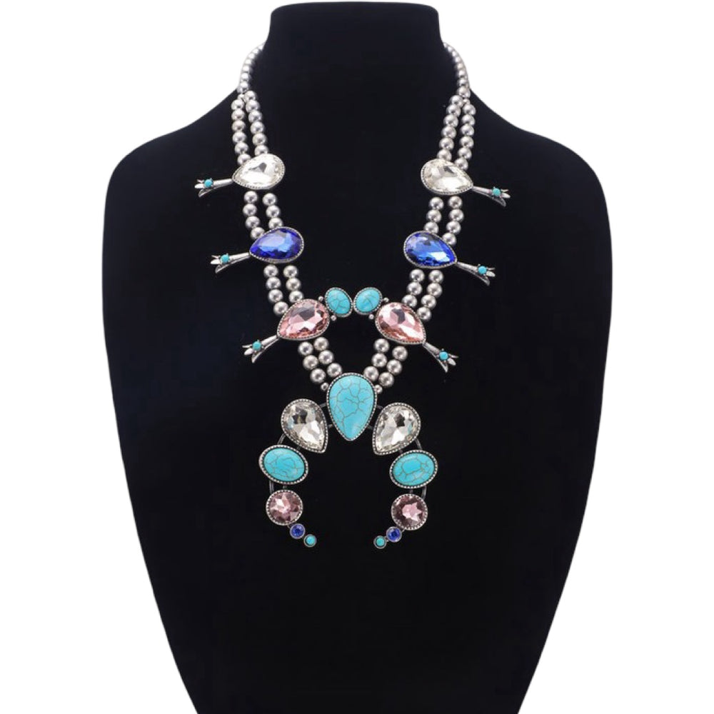 The Bailey Western Squash Blossom Necklace