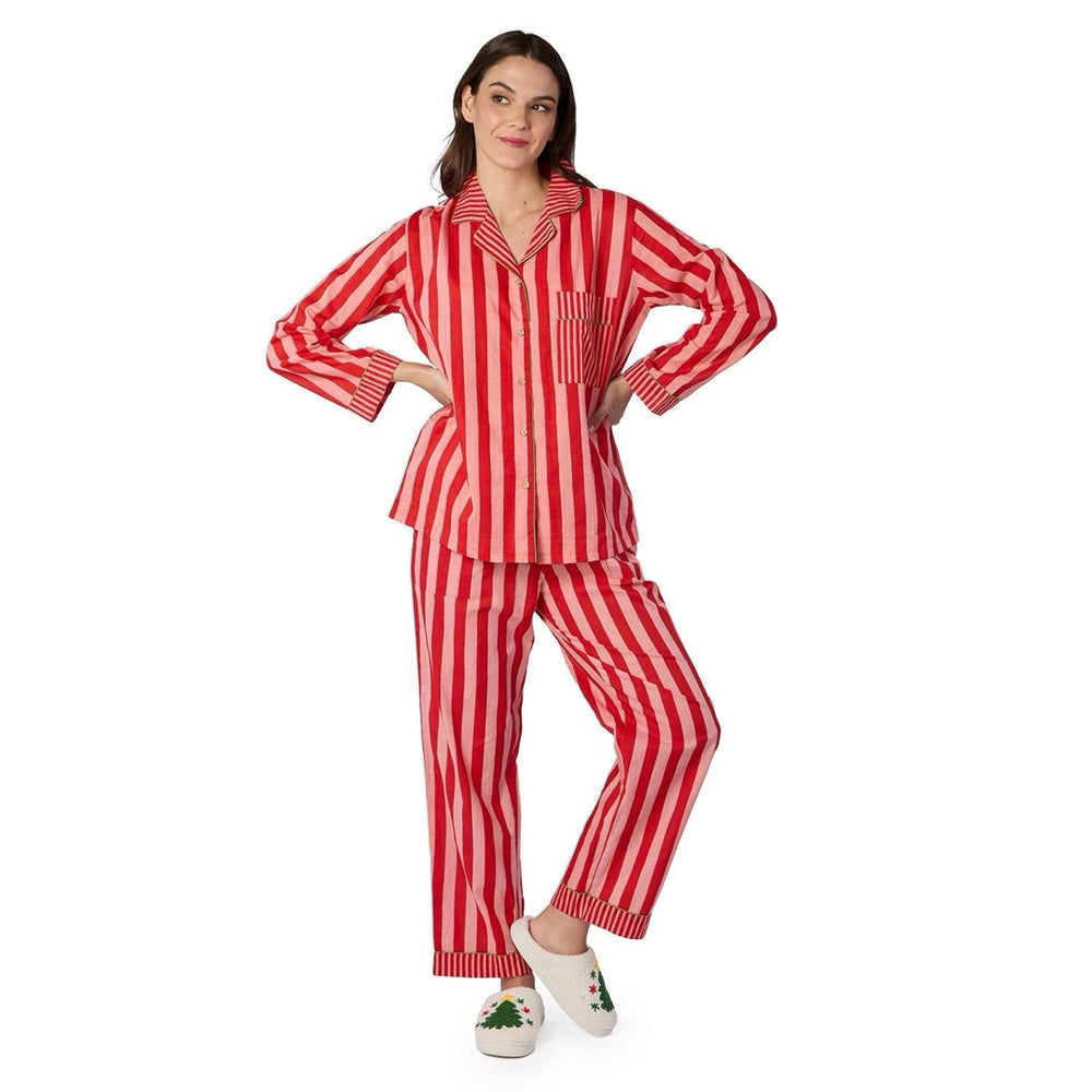 Peppermint Stripe Pajama Set
