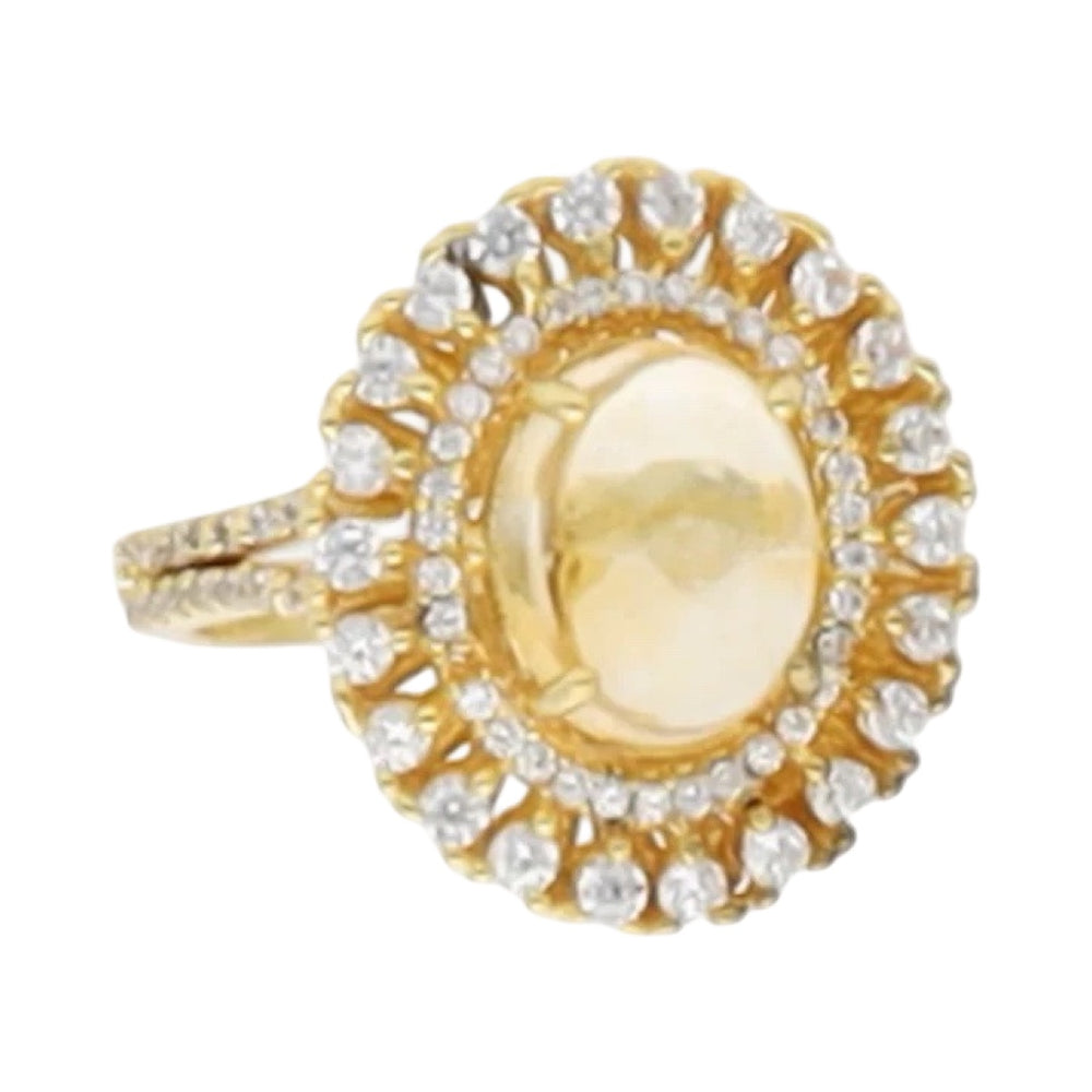 Madona Ring-Gold/Citrine