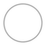 KYLAR MACK 2MM Silver Ball Bracelet