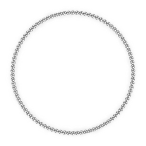 KYLAR MACK 2MM Silver Ball Bracelet