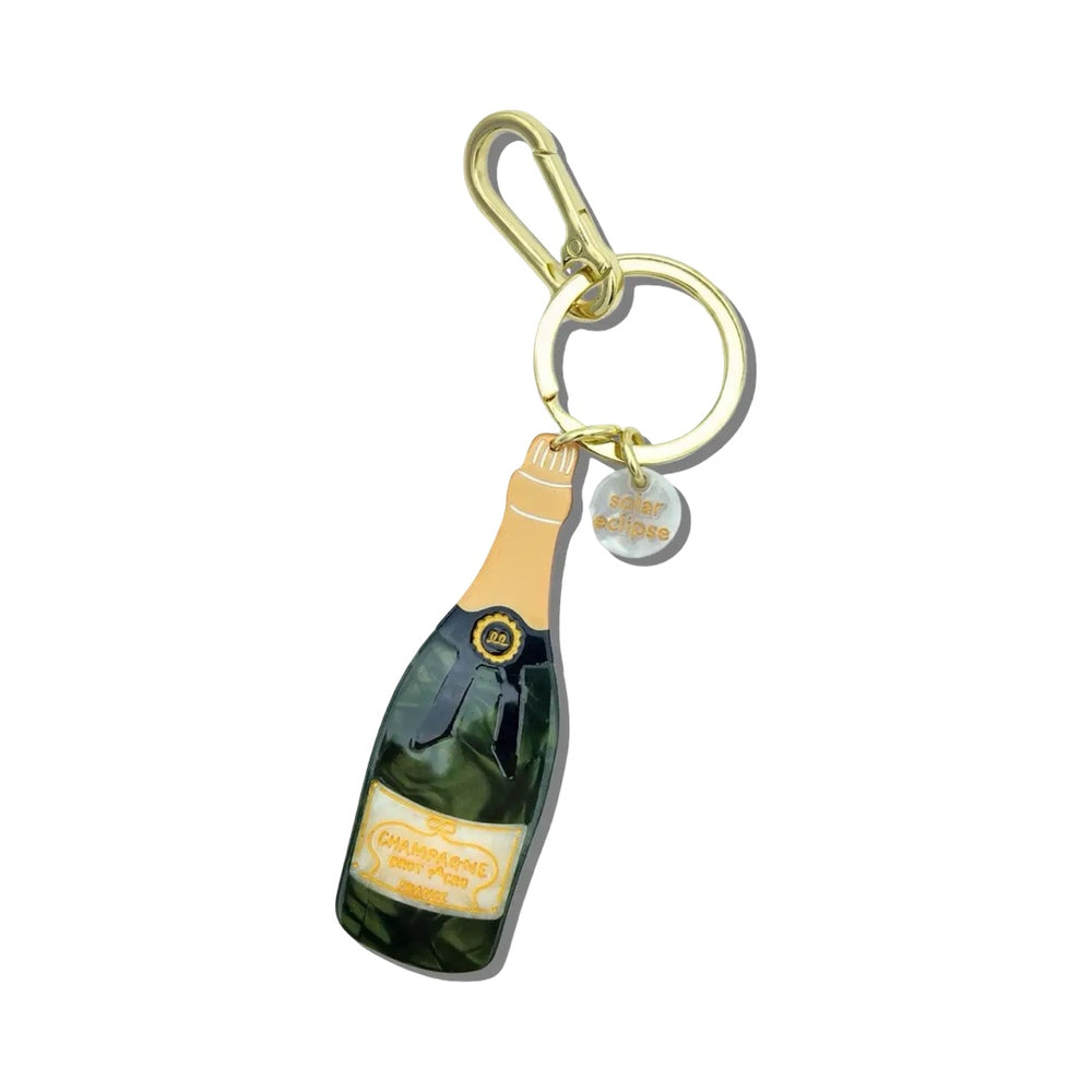 Champagne Bag Charm + Keychain