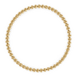 KYLAR MACK 3MM Gold Ball Bracelet