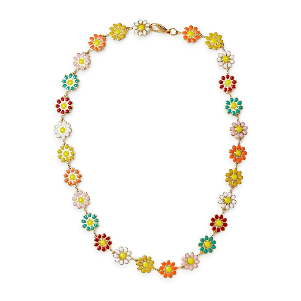 Fresh as a Daisy Colorful Flower Necklace