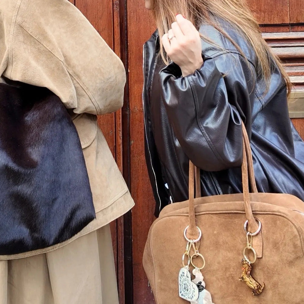 Dachshund Dog Bag Charm + Keychain