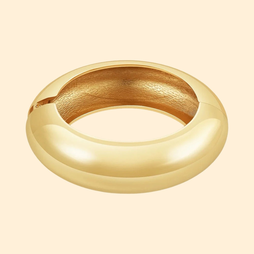 The Gold Blaise Statement Bangle