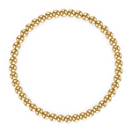 KYLAR MACK 4MM Gold Ball Bracelet