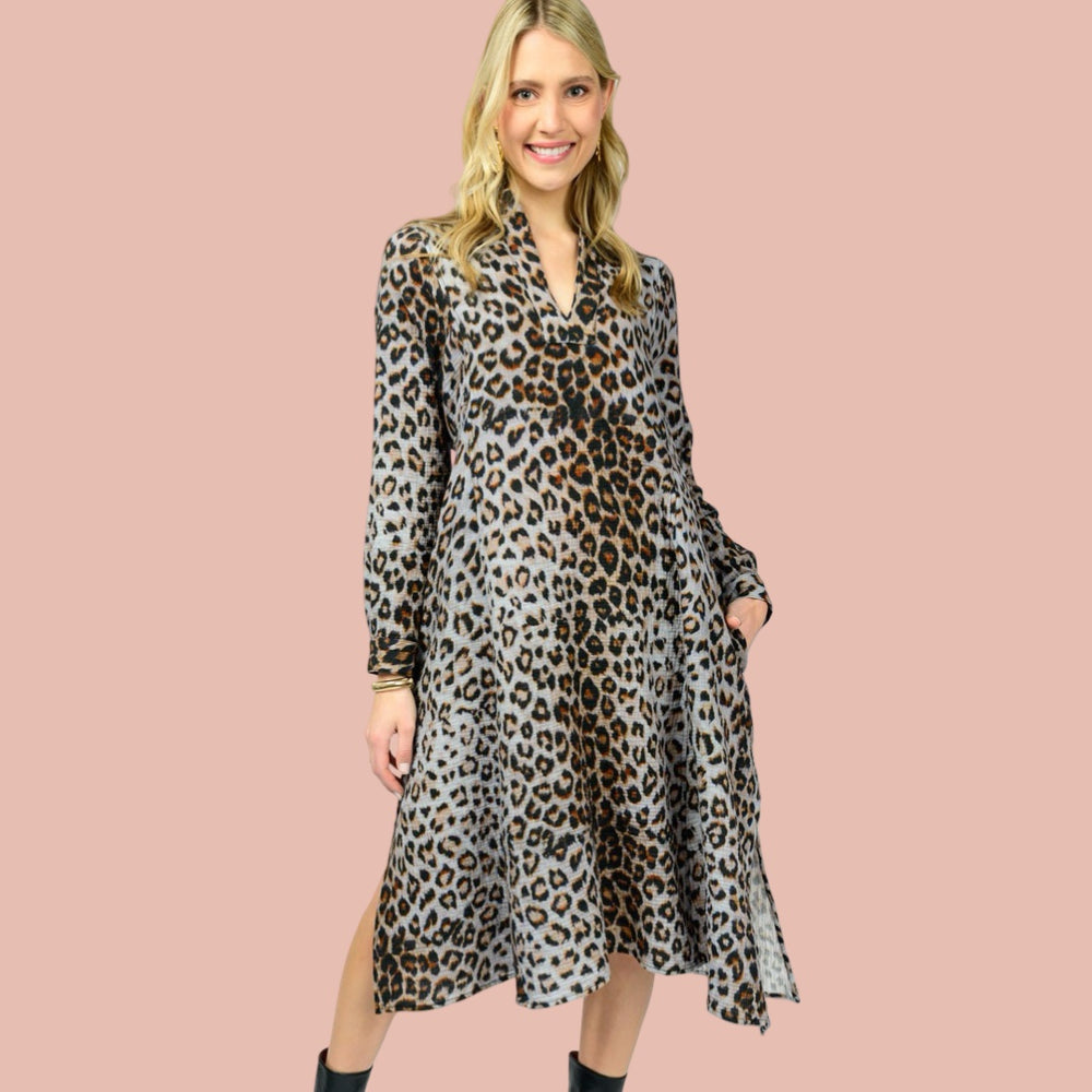 Untamed Elegance Midi Dress