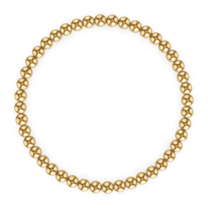 KYLAR MACK 4MM Gold Ball Bracelet