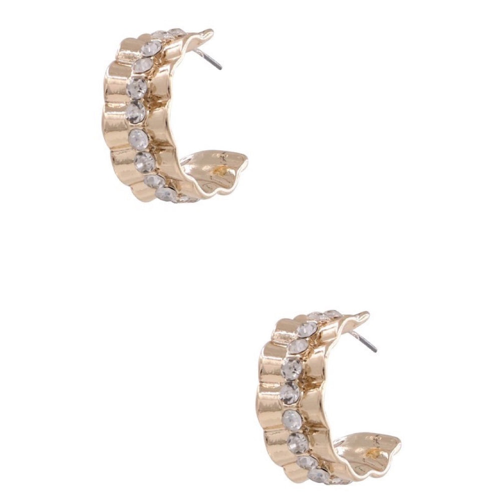 The Beatrice Open Hoop Earrings