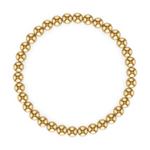 KYLAR MACK 5MM Gold Ball Bracelet