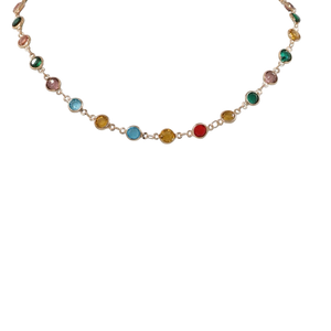 The Bejeweled Linked Necklace