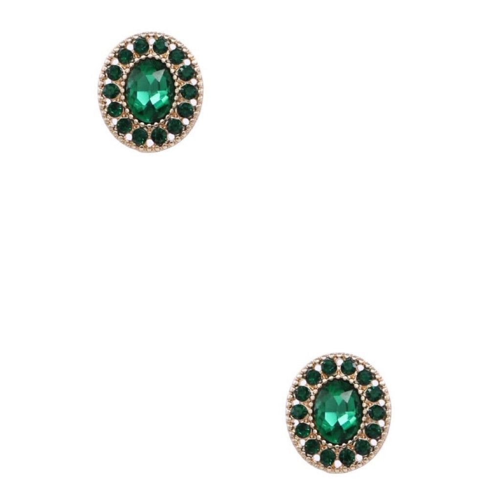 The Julissa Oval Stud Earrings
