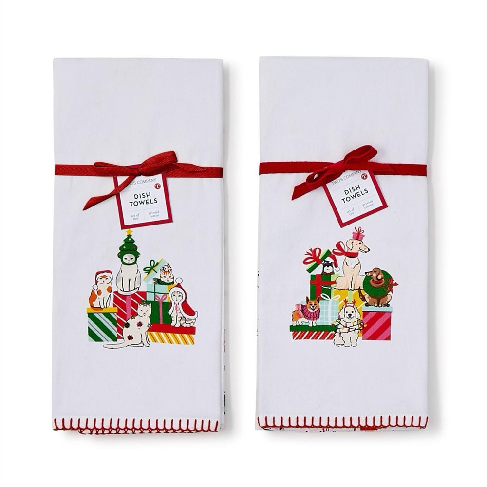 Holiday Pet Dish Towels