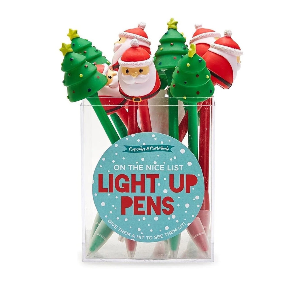On Nice List Christmas Light Up Pen