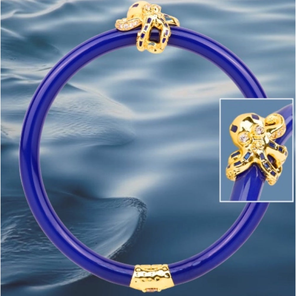 FAUNA OCTOPUS ALL WEATHER BANGLE® (AWB®) -LAPIS