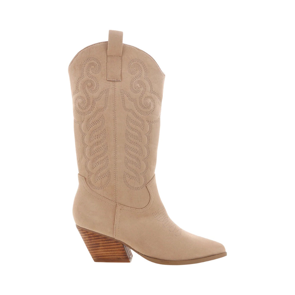 Zaylia Porcini Suede Boots