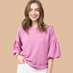 Pouf Sleeve Top