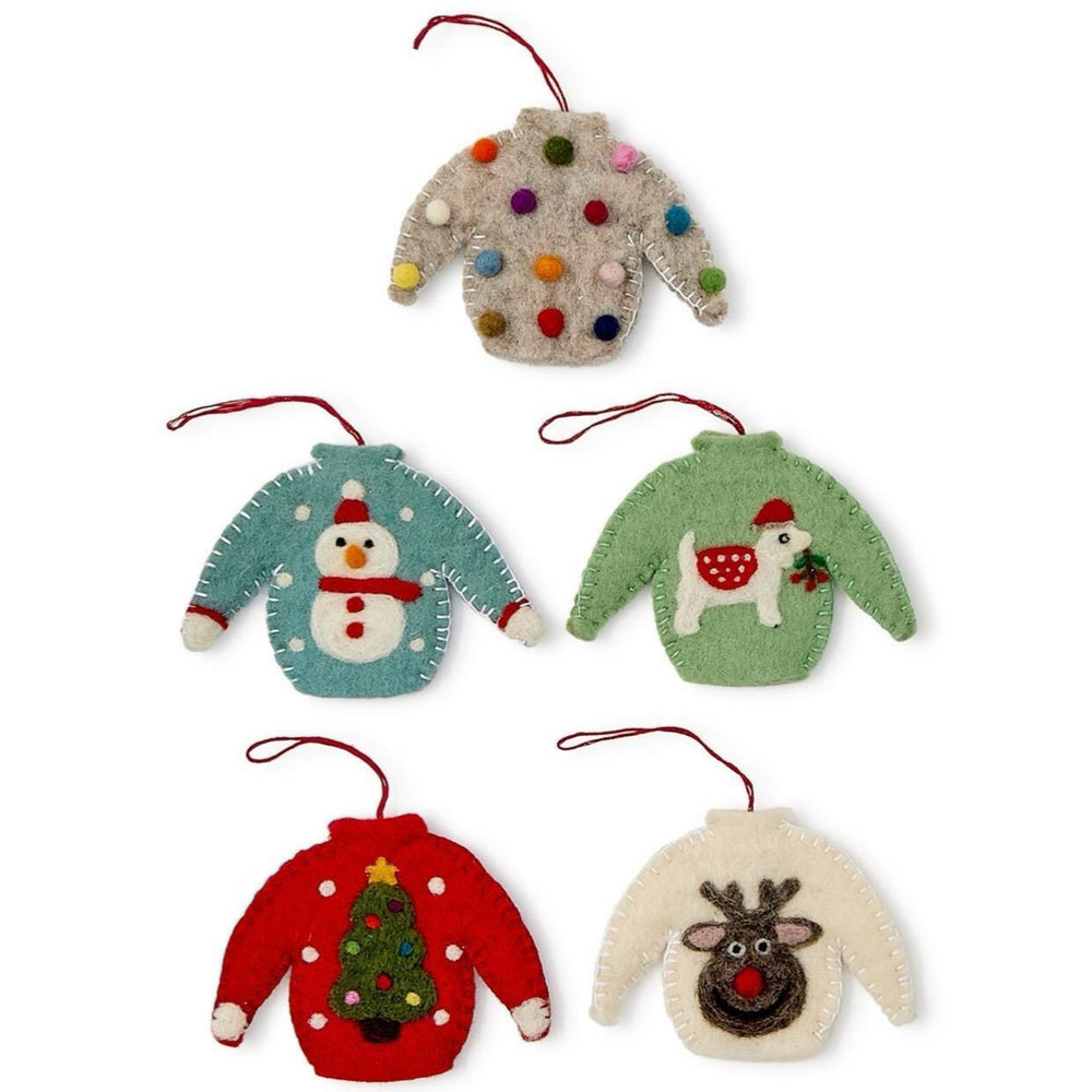 Sweater Weather Felt Ornament