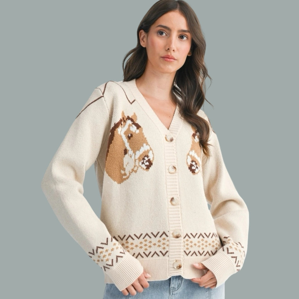 Equestrian Rhapsody Cardigan
