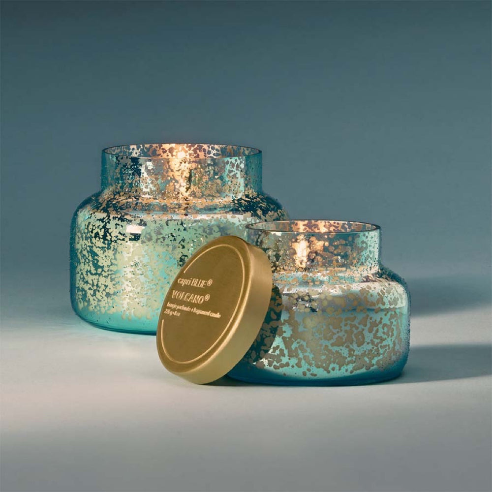 Volcano Aqua Opaline Mercury Petite Signature Jar, 8 oz