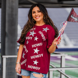 Maroon Shine Bright Tee