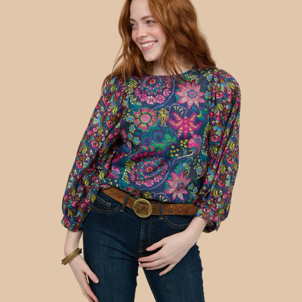 Blue Botanica Top