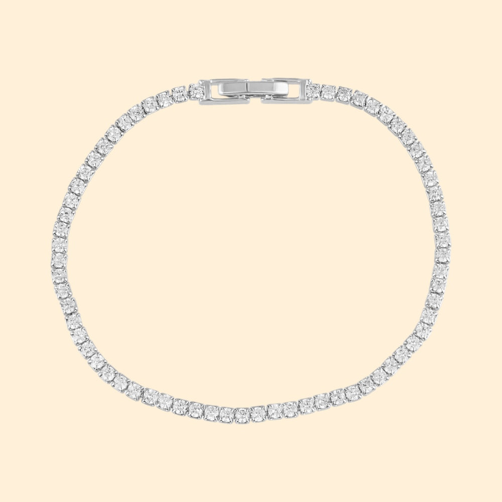 The Silver Annie Tennis Bracelet