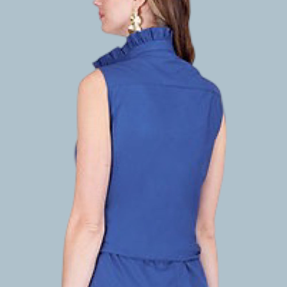 Blue Horizon Wrap Dress
