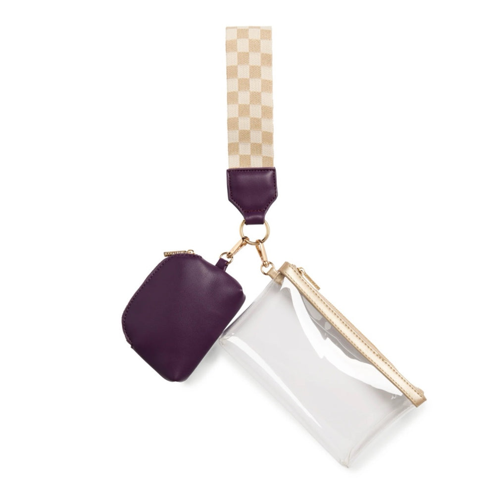 The Purple Taylor Mini Wristlet