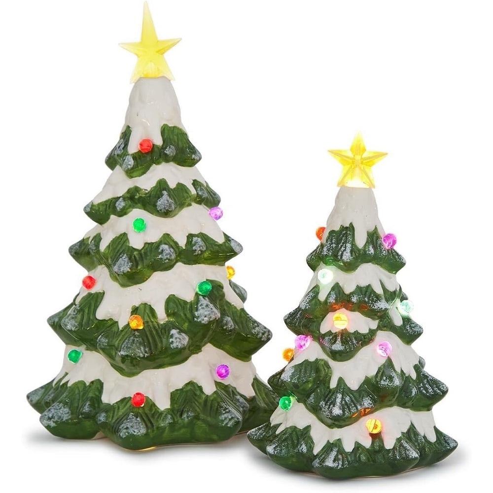 Light Up Christmas Tree with Ball Ornament Bulbs