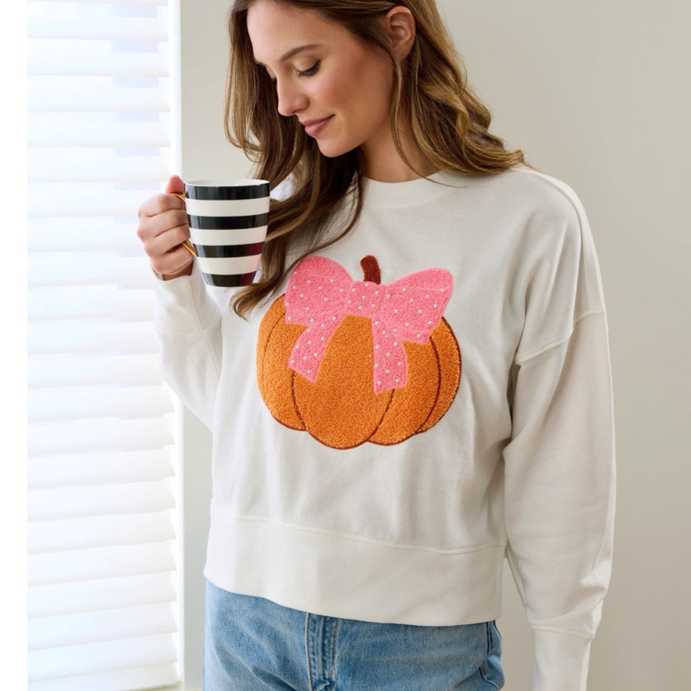 Pretty Pumpkin Relaxed Sweatshirt