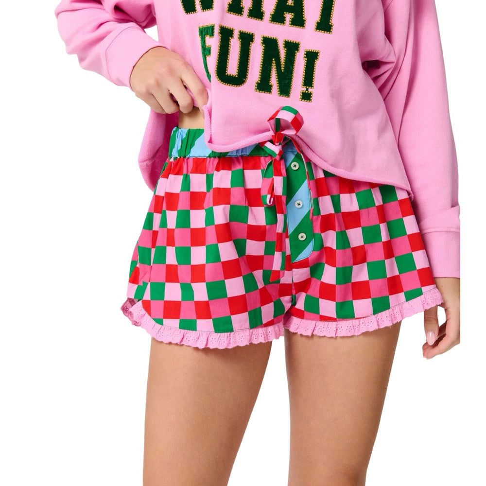 Checkered Boxer Shorts