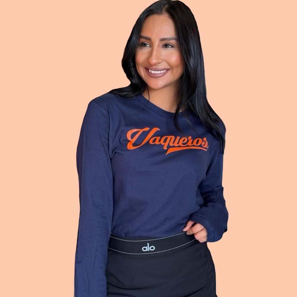 UTRGV Navy Long Sleeve Shirt