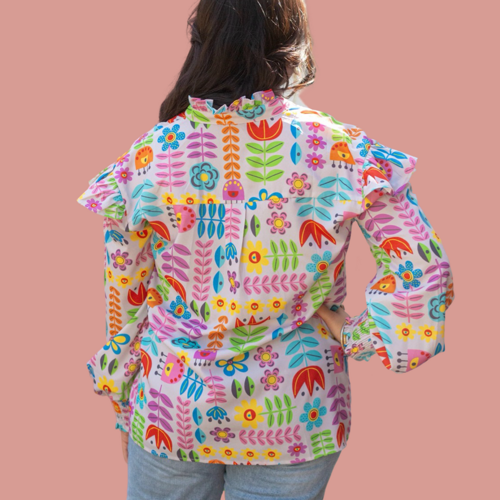 The Floral Bridget Top