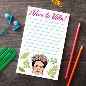 Frida Viva La Vida Notepad