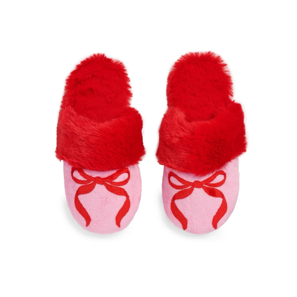 The Red Bow Slippers