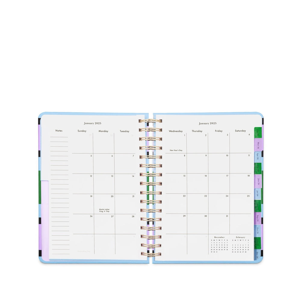 Downtown Stripe 12 Month Large Planner