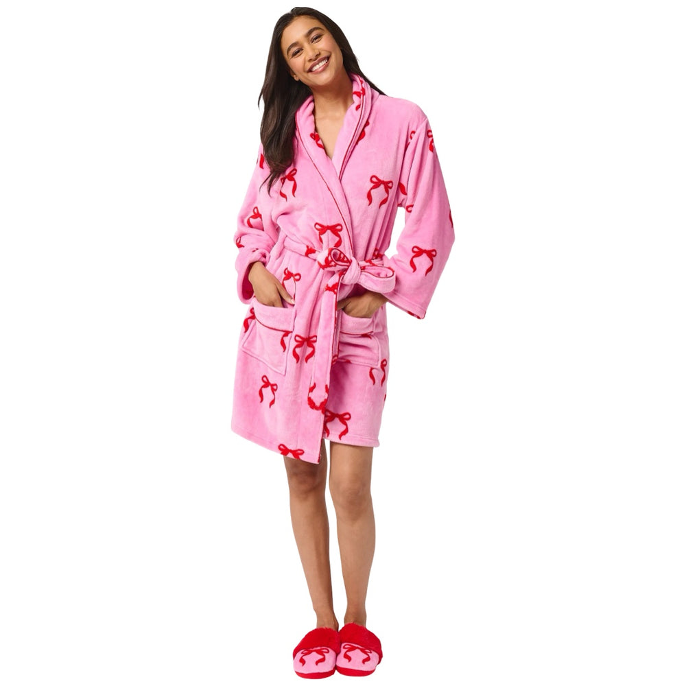 Pretty in Pink Bow Robe