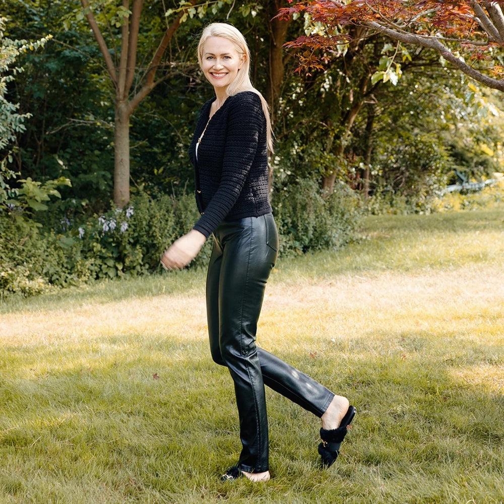 The Black Hanni Horsebit Buckle Slide