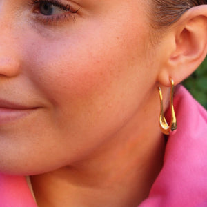 Gold Dali Drop Earrings