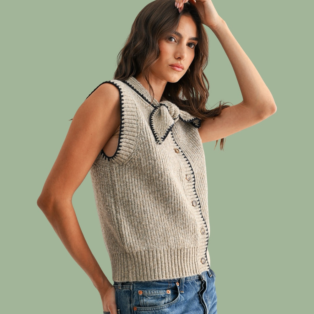 The Oxford Knot Sweater Vest