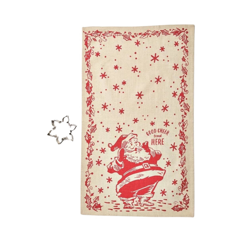 Holiday Dish Towel w/ Cookie Cutter