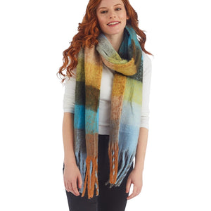 
            
                Load image into Gallery viewer, Colorful Plaid Scarf
            
        