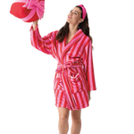 Felicity Red Stripe Robe