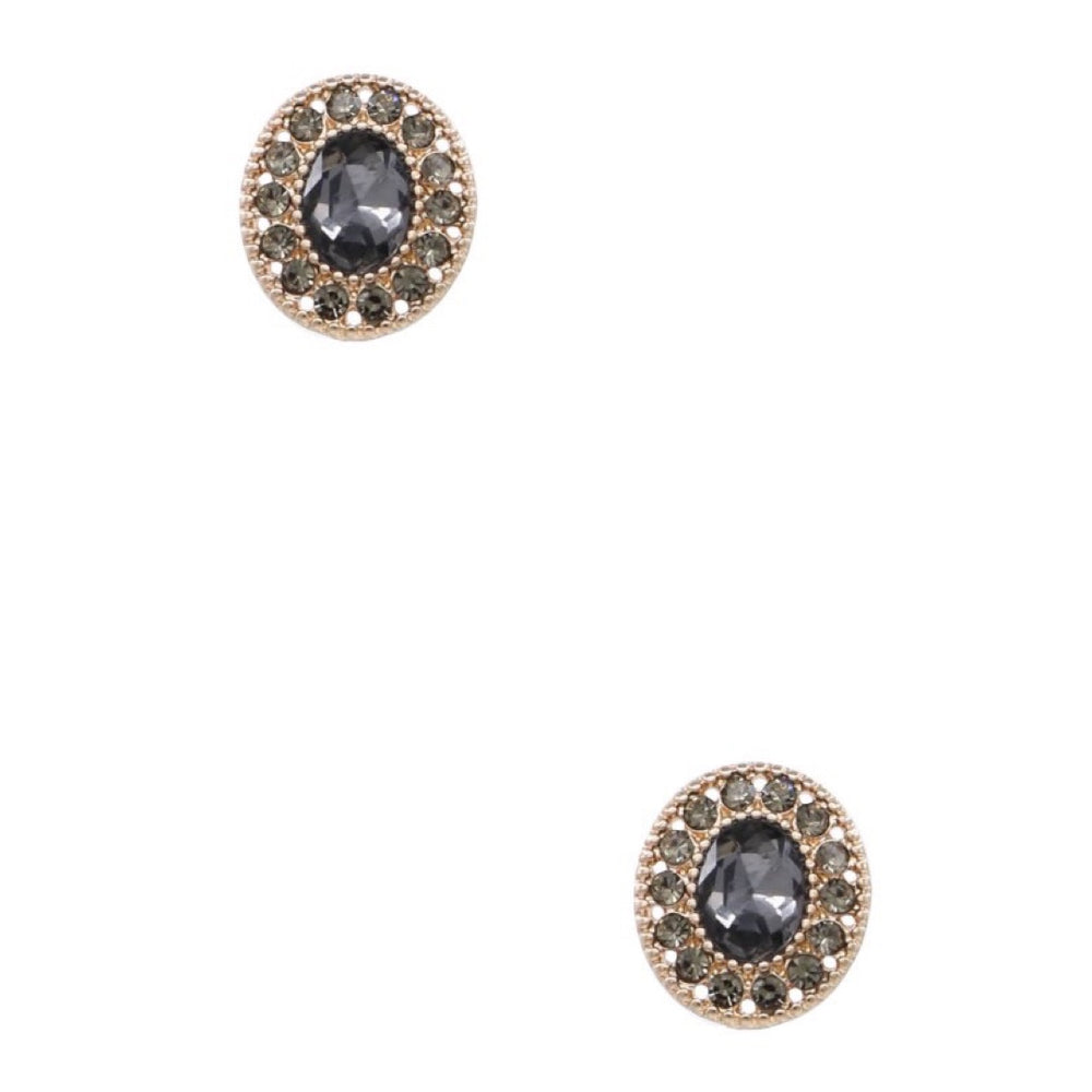The Julissa Oval Stud Earrings